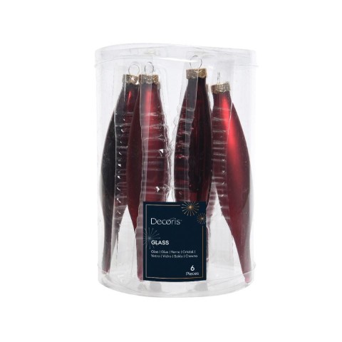 GHIACCIOLI PENDENTI VETRO H.15 MIX